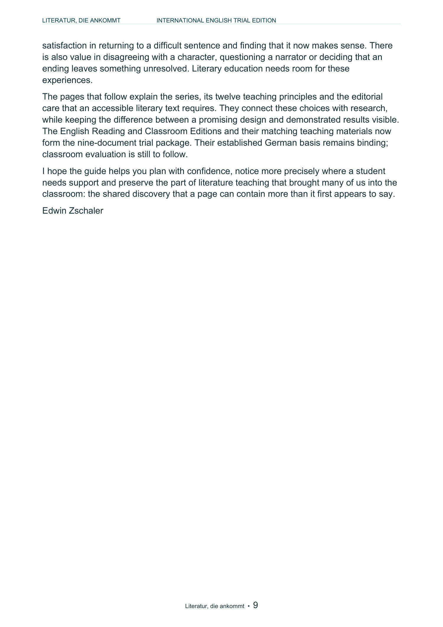 Foreword: the next page